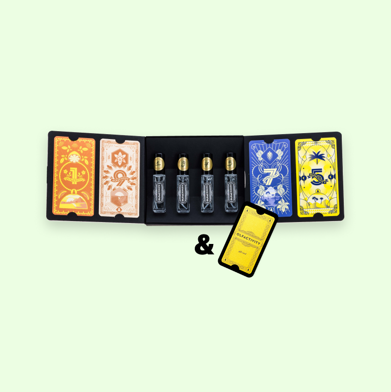 Le coffret de quatre flacons de 8ml pour superposer ou composer votre parfum idéal grâce au mix & match !
